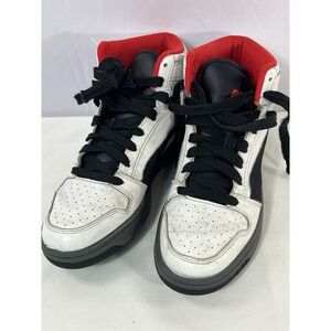 Puma LayUp Elevated Shoes SZ 6‎ White Black Red